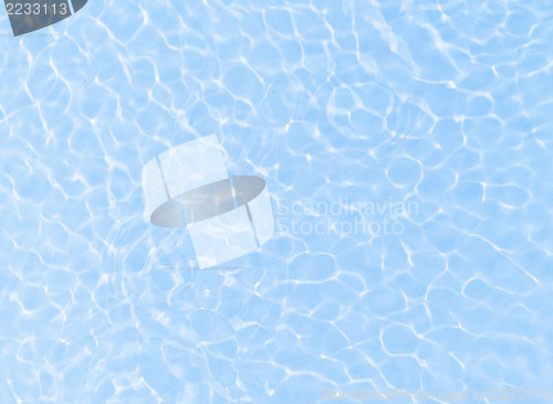 Image of Fresh blue water ripple background