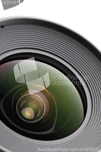 Image of photo lens closeup