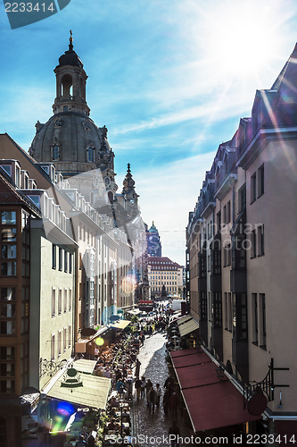 Image of Narrow street in Dresden