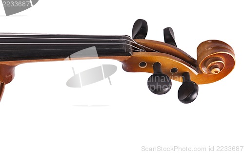 Image of beautiful wooden cello