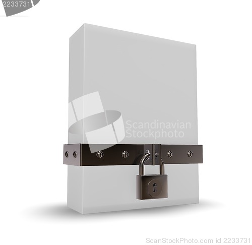 Image of box and padlock