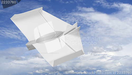 Image of flying paper plane