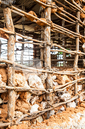 Image of Building house in Africa