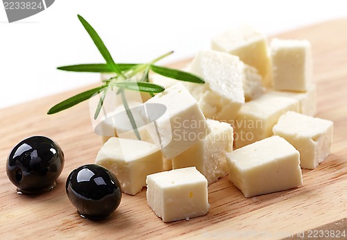 Image of fresh feta cheese