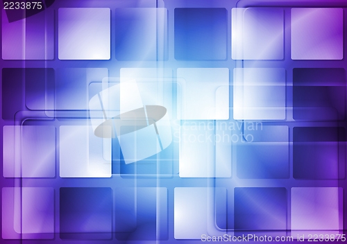 Image of Abstract technology background with squares