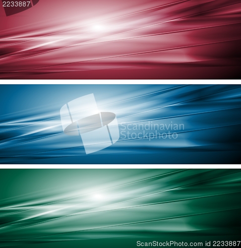 Image of Bright vector banners