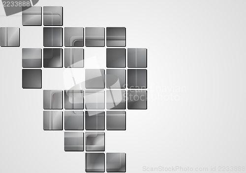 Image of Abstract grey vector design
