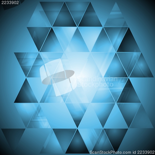 Image of Dark blue technology design