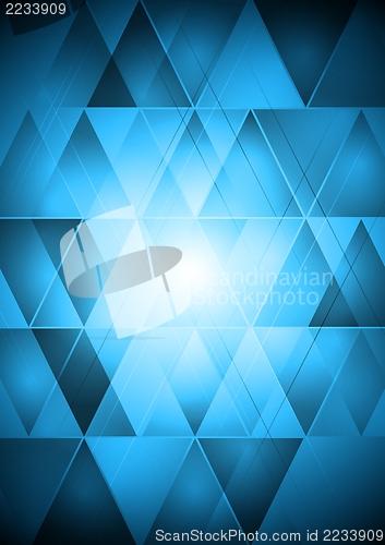 Image of Dark blue technology design