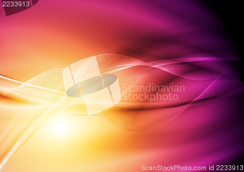 Image of Vector wavy background