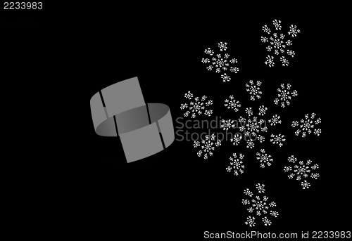 Image of fractal snow