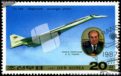 Image of DPR KOREA - CIRCA 1987: A stamp printed in DPR Korea (North Kore