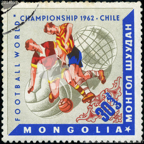 Image of MONGOLIAN - CIRCA 1962: Various Soccer Scenes, Chile, 1962, circ