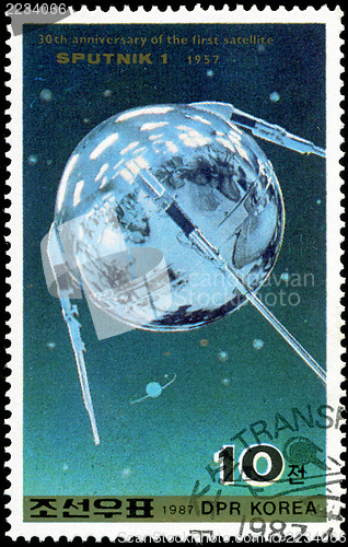 Image of DEMOCRATIC PEOPLE'S REPUBLIC (DPR) of KOREA - CIRCA 1987:A stamp