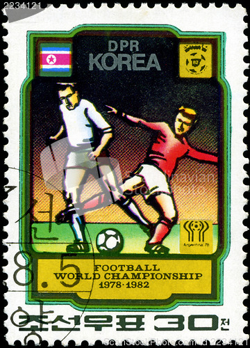 Image of NORTH KOREA - CIRCA 1978: a stamp printed by North Korea shows f