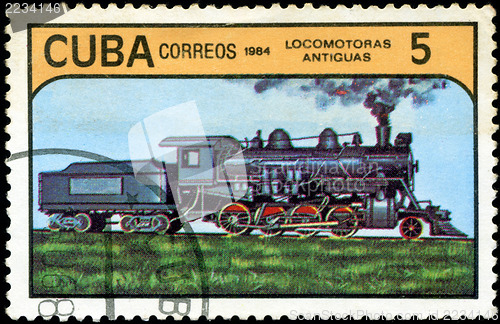 Image of CUBA - CIRCA 1984: A set of postage stamps printed in CUBA shows