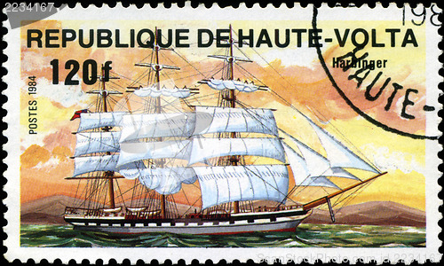 Image of REPUBLIC OF UPPER VOLTA- CIRCA 1984: A stamp printed in Republic