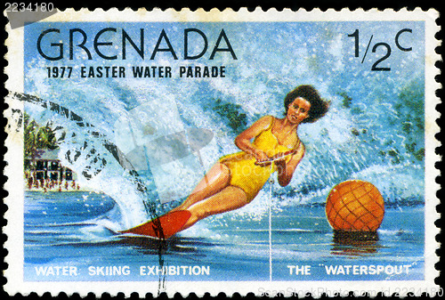 Image of GRENADA - CIRCA 1977: A stamp printed in Grenada issued for the 