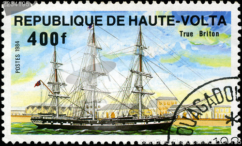 Image of REPUBLIC OF UPPER VOLTA- CIRCA 1984: A stamp printed in Republic