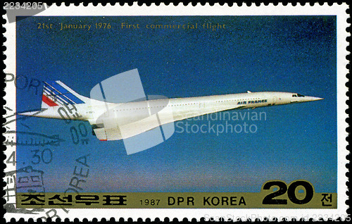 Image of DPR KOREA - CIRCA 1987: A stamp printed in DPR Korea (North Kore