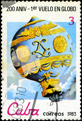 Image of CUBA - CIRCA 1983: a postage stamp printed in Cuba commemorative