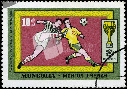 Image of MONGOLIAN - CIRCA 1970: Various Soccer Scenes , Mexico, circa 19