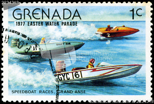 Image of GRENADA - CIRCA 1977: A stamp printed in Grenada issued for the 