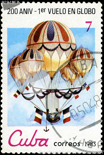Image of CUBA - CIRCA 1983: a postage stamp printed in Cuba commemorative