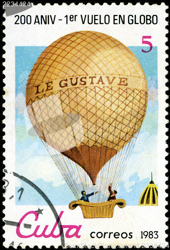 Image of CUBA - CIRCA 1983: a postage stamp printed in Cuba commemorative