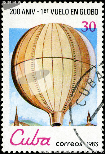 Image of CUBA - CIRCA 1983: a postage stamp printed in Cuba commemorative