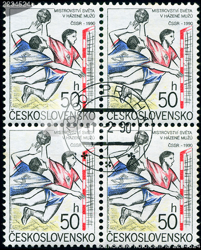 Image of CZECHOSLOVAKIA - CIRCA 1990: a stamp printed by CZECHOSLOVAKIA s