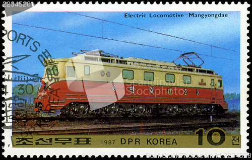 Image of DPR KOREA - CIRCA 1987: A stamp printed in DPR Korea (North Kore