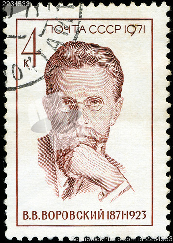 Image of USSR - CIRCA 1971: stamp printed in USSR (Russia) shows portrait