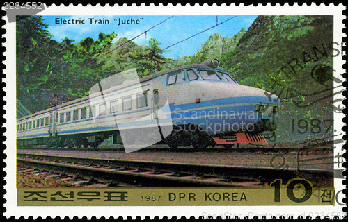 Image of DPR KOREA - CIRCA 1987: A stamp printed in DPR Korea (North Kore