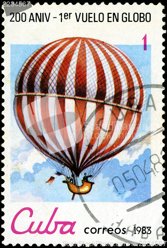 Image of CUBA - CIRCA 1983: a postage stamp printed in Cuba commemorative