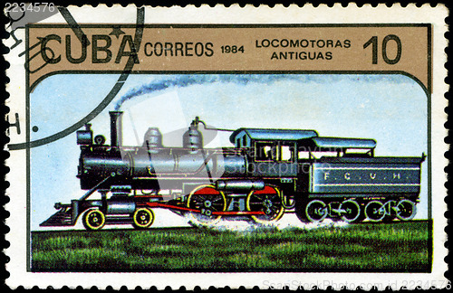 Image of CUBA - CIRCA 1984: A set of postage stamps printed in CUBA shows