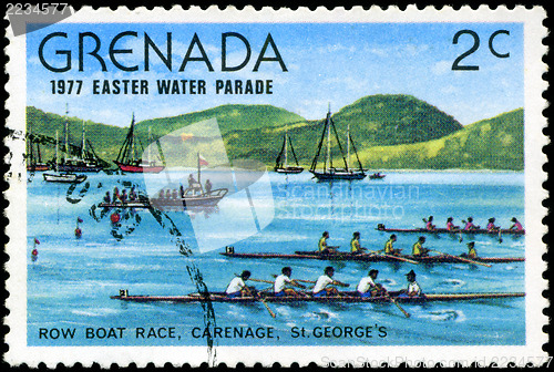 Image of GRENADA - CIRCA 1977: A stamp printed in Grenada issued for the 