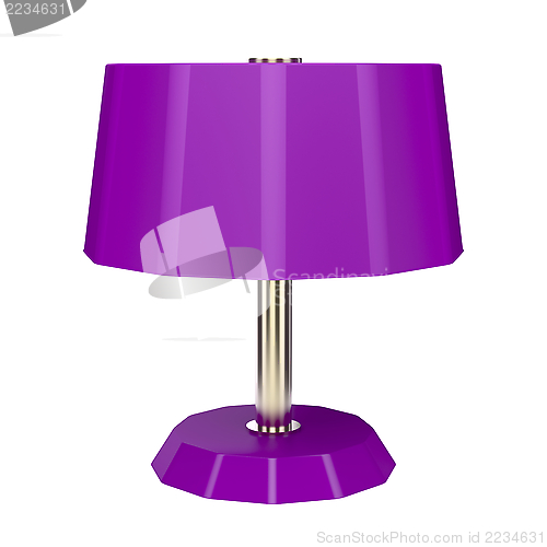 Image of Purple lamp