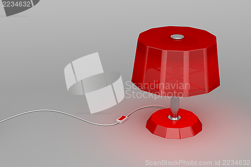 Image of Red lamp