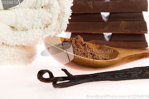 Image of spa chocolate aromatherapy items