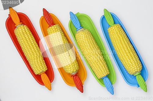 Image of Corn in Dish Top 01