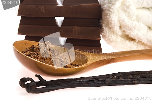 Image of spa chocolate aromatherapy items