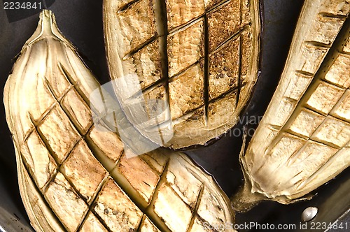 Image of Baked hot eggplant 