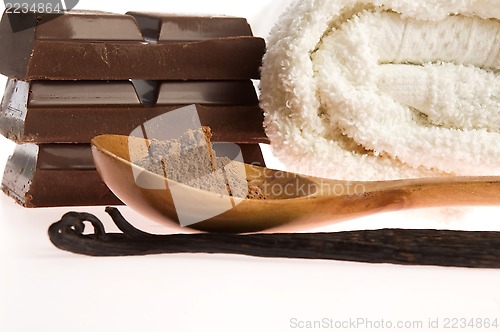 Image of spa chocolate aromatherapy items