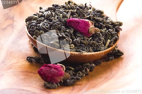 Image of Green tea whit rose