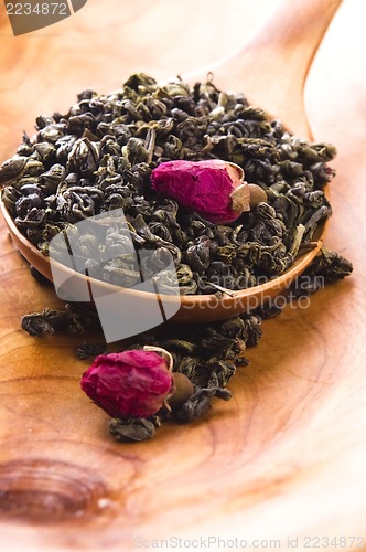 Image of Green tea whit rose