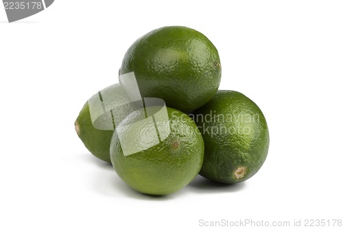 Image of limes isolated