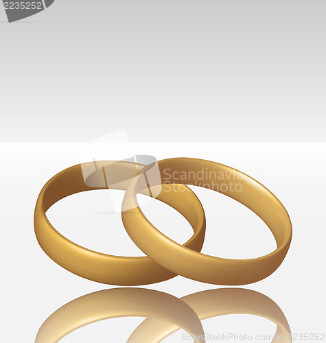 Image of Jewelry two golden ring