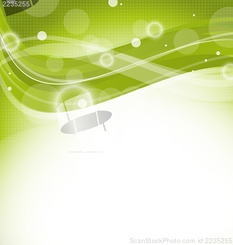 Image of Green nature background, design template