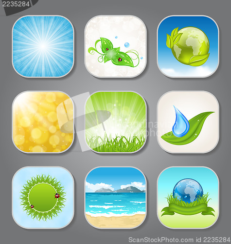 Image of Set different backgrounds for the app icons